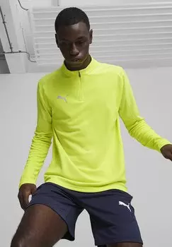 Топ с длинными рукавами TEAMFINAL TRAINING 1/4 ZIP Puma, бирюзовый