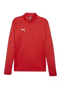 Топ с длинными рукавами TEAMFINAL TRAINING 1/4 ZIP Puma, красный