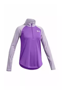 Топ с длинными рукавами TECH GRAPHIC HALF-ZIP Under Armour, фиолетовый