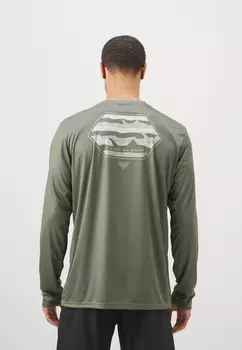 Топ с длинными рукавами TERMINAL TACKLE PFG LINE TIME Columbia, оливковый