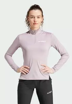 Топ с длинными рукавами TERREX MULTI HALF-ZIP Adidas Terrex, цвет preloved fig