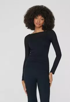 Топ с длинными рукавами Tezenis, черный