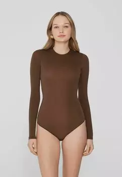 Топ с длинными рукавами Tezenis, медный