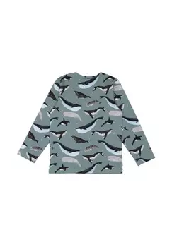 Топ с длинными рукавами THE GREAT WHALES Walkiddy, зеленый