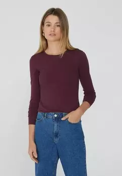 Топ с длинными рукавами THERMO Tezenis, бордовый