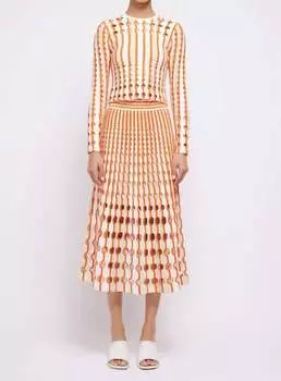 Топ с длинными рукавами Tiana In Flame JONATHAN SIMKHAI