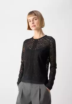 Топ с длинными рукавами TIMAY Morgan, черный