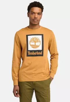 Топ с длинными рукавами Timberland, коричневый