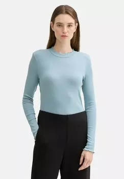 Топ с длинными рукавами TOM TAILOR DENIM, светло-голубой
