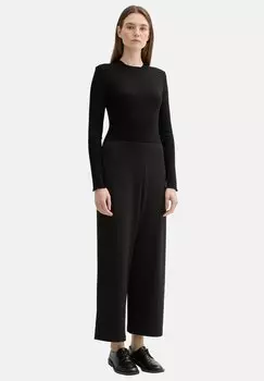 Топ с длинными рукавами TOM TAILOR DENIM, черный