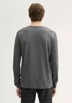 Топ с длинными рукавами TOM TAILOR DENIM, черный