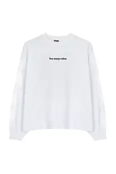 Топ с длинными рукавами TOO MANY RULES UNCONDITIONAL UNISEX Kaotiko, черный