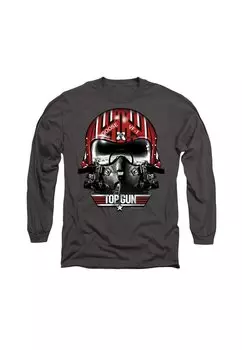 Топ с длинными рукавами TOP GUN GOOSE HELMET Cotton Soul, антрацит