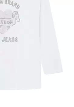 Топ с длинными рукавами TORAL Pepe Jeans, белый