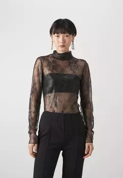 Топ с длинными рукавами TRAMINER Pinko, черный