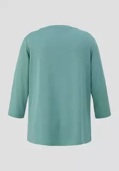 Топ с длинными рукавами Triangle, бирюзовый