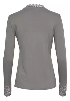 Топ с длинными рукавами TRULLA Cream, серый