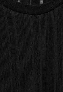 Топ с длинными рукавами TUTUM Mango, черный