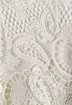 Топ с длинными рукавами TWINSET, кремовый