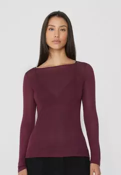 Топ с длинными рукавами U-BOOT Tezenis, винно-красный