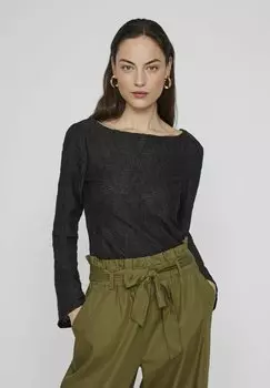 Топ с длинными рукавами U-BOOT VILA, черный