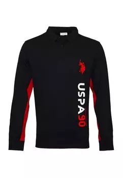 Топ с длинными рукавами U.S. Polo Assn., черный