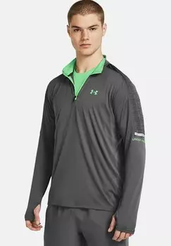 Топ с длинными рукавами UA TECH UTILITY 1/4 ZIP Under Armour, цвет green