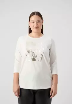 Топ с длинными рукавами UGGIOSO Persona by Marina Rinaldi, белый