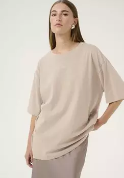 Топ с длинными рукавами ULINE TEE Karen by Simonsen, светло-коричневый