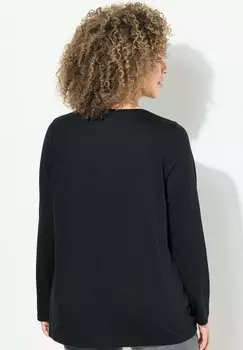 Топ с длинными рукавами Ulla Popken, черный