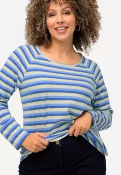 Топ с длинными рукавами Ulla Popken, синий