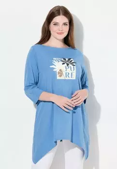 Топ с длинными рукавами Ulla Popken, синий