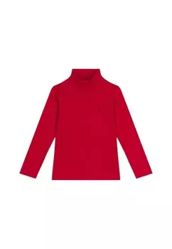 Топ с длинными рукавами UNI Petit Bateau, красный