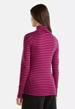 Топ с длинными рукавами United Colors of Benetton, розовый
