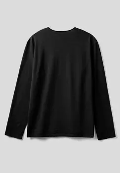 Топ с длинными рукавами United Colors of Benetton, черный