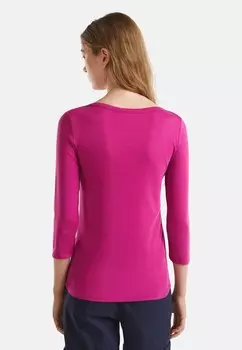 Топ с длинными рукавами United Colors of Benetton, сиреневый