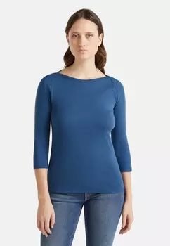 Топ с длинными рукавами United Colors of Benetton, синий