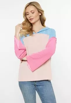 Топ с длинными рукавами usha, розовый