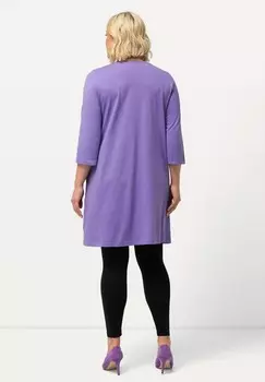 Топ с длинными рукавами V-AUSSCHNITT, 3/4-ARM Ulla Popken, фиолетовый