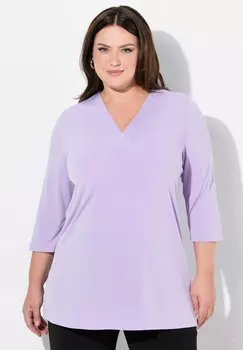 Топ с длинными рукавами V-AUSSCHNITT 3/4 RME Ulla Popken, синий