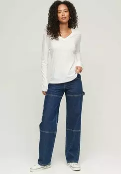 Топ с длинными рукавами V-NECK Superdry, цвет optic