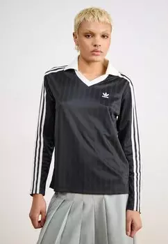 Топ с длинными рукавами V NECK TEE adidas Originals, черный