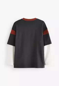 Топ с длинными рукавами VARSITY GRAPHIC 3 PACK REGULAR FIT Next, синий