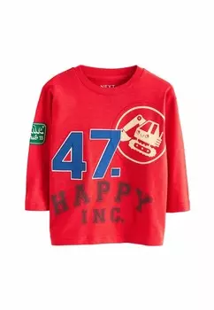 Топ с длинными рукавами VARSITY REGULAR FIT Next, красный