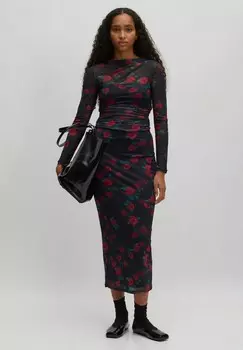 Топ с длинными рукавами VELORIA EDITED, черный