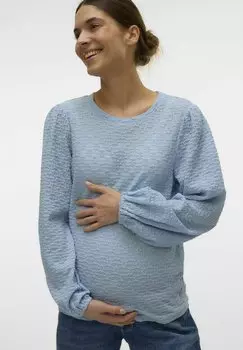 Топ с длинными рукавами Vero Moda, светло-голубой