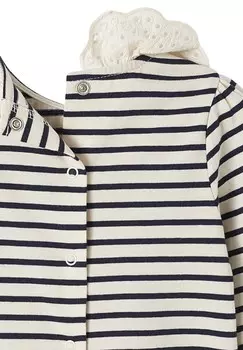 Топ с длинными рукавами Vertbaudet, синий