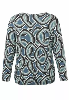 Топ с длинными рукавами Via Appia Due, зеленый