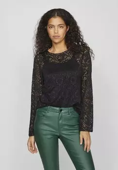 Топ с длинными рукавами VIHELEN VILA, черный