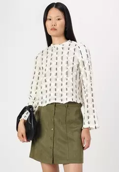 Топ с длинными рукавами VIKESHA VILA, белый